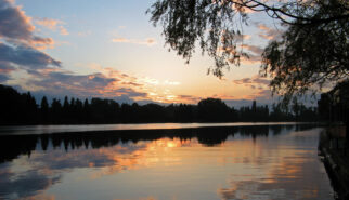 France Vichy Sunset River Photography by Sebastian Motsch