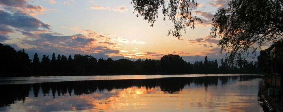 France Vichy Sunset River Photography by Sebastian Motsch