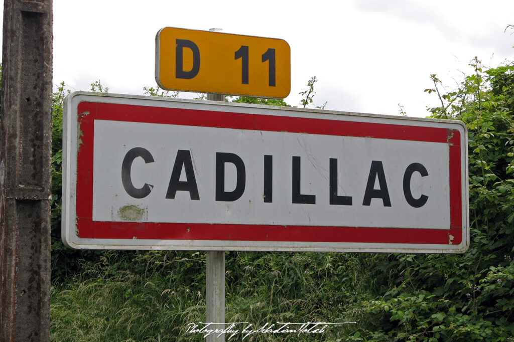 Road Sign D11 Cadillac France Photography by Sebastian Motsch