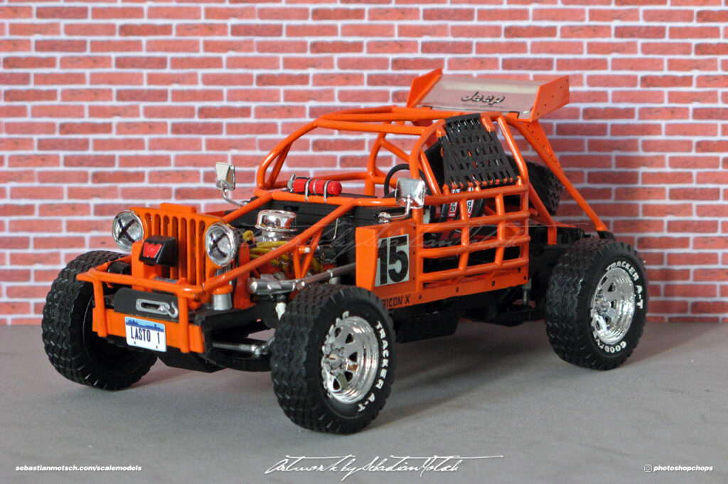 Jeep CJ-7 Rubicon X Scale Model by Sebastian Motsch