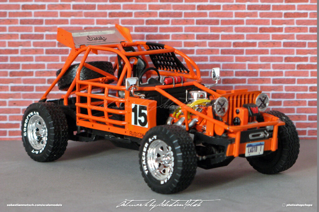 Jeep CJ-7 Rubicon X Scale Model by Sebastian Motsch