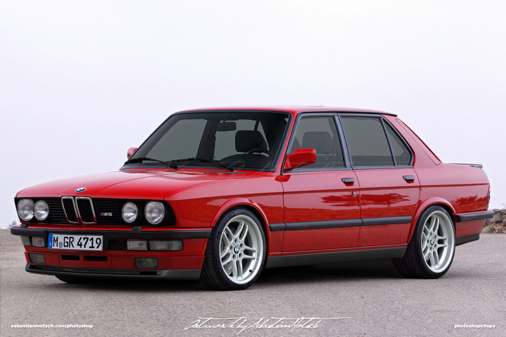 BMW E28 M5 Photoshop by Sebastian Motsch front