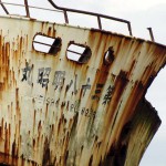 South Africa, Western Cape, Cape Agulhas, Ship wreck, Meisho Maru No. 38