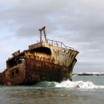 South Africa, Western Cape, Cape Agulhas, Shipwreck, Meisho Maru Nr. 38