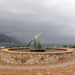 South Africa, Western Cape, Hermanus, Whale fluke