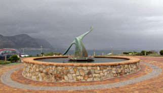 Whale fountain Hermanus South Africa | photography by Sebastian Motsch (2012)