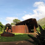 South Africa, Capetown, Kirstenbosch, Botanical Garden, Table Mountain, sculpture