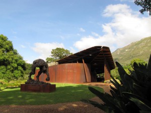 South Africa, Capetown, Kirstenbosch, Botanical Garden, Table Mountain, sculpture