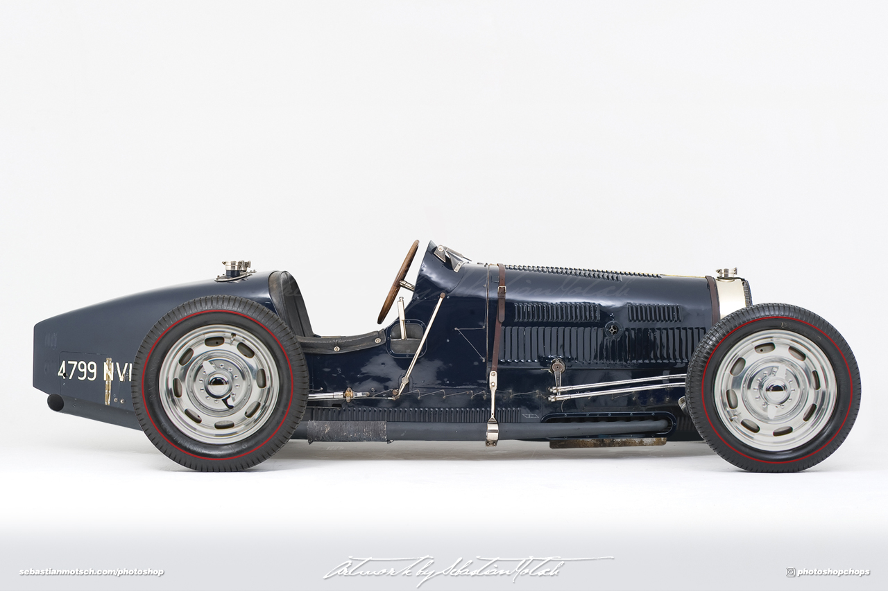 Bugatti Type 51 Grand Prix Hot Rod Photoshop by Sebastian Motsch