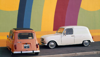 Renault R4 Van Conversion Photoshop by Sebastian Motsch