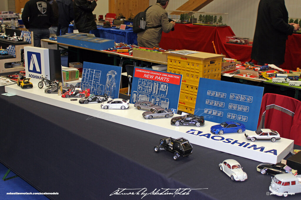 Aoshima Products Display at 2015 On The Road Show Jabbeke Photo by Sebastian Motsch