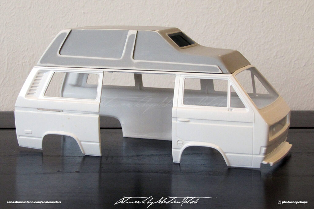 Volkswagen T3 Westfalia Hochdach Scale Model by Sebastian Motsch