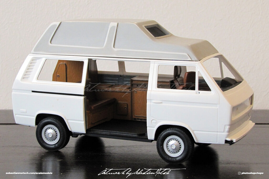 Volkswagen T3 Westfalia Hochdach Scale Model by Sebastian Motsch