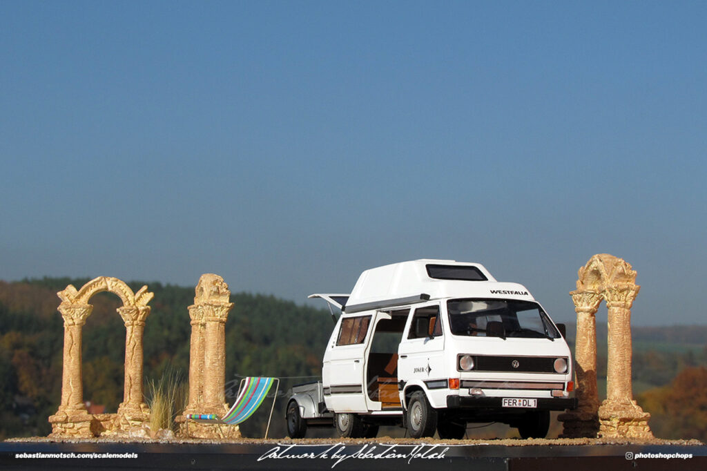 Volkswagen T3 Westfalia Hochdach Scale Model by Sebastian Motsch