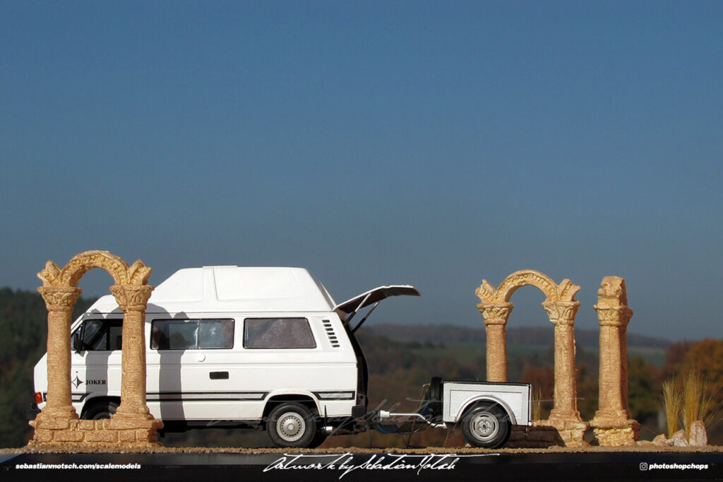 Volkswagen T3 Westfalia Hochdach Scale Model by Sebastian Motsch