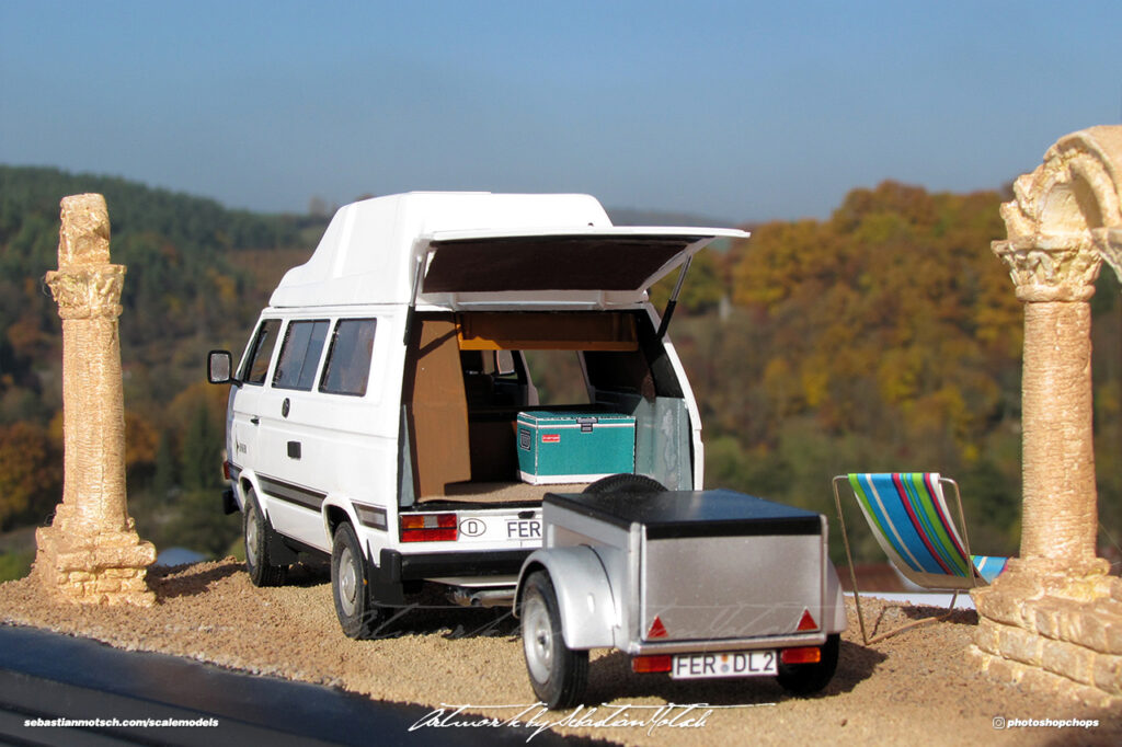 Volkswagen T3 Westfalia Hochdach Scale Model by Sebastian Motsch