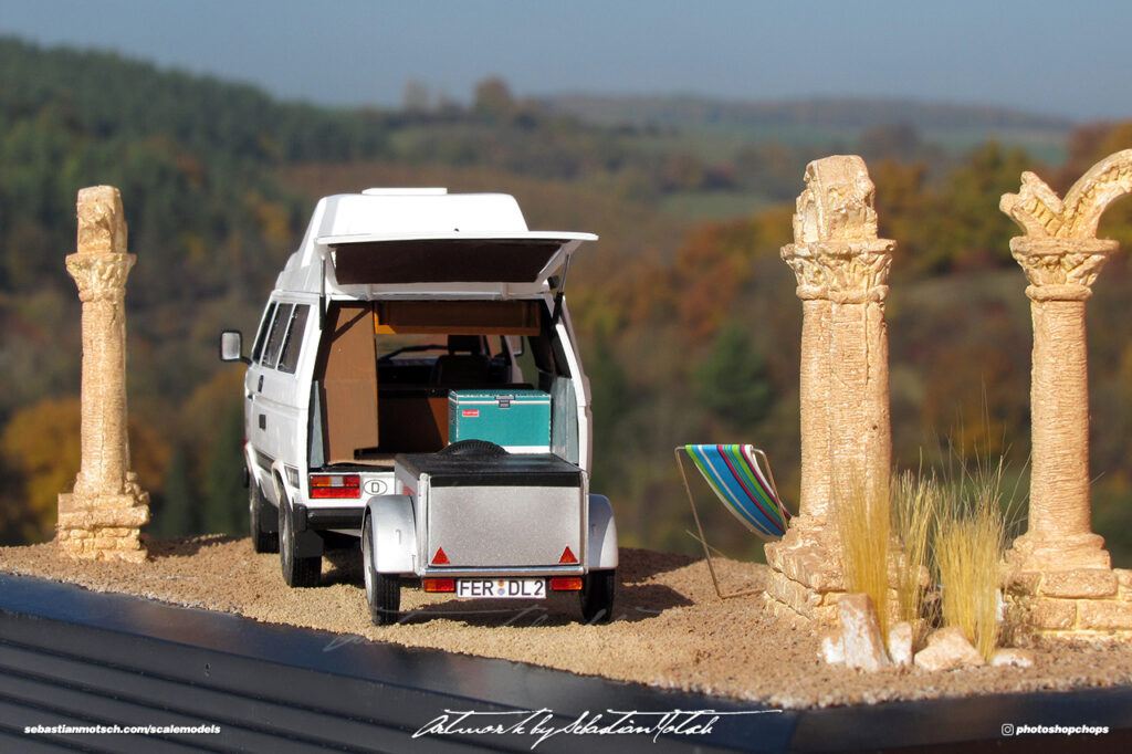 Volkswagen T3 Westfalia Hochdach Scale Model by Sebastian Motsch