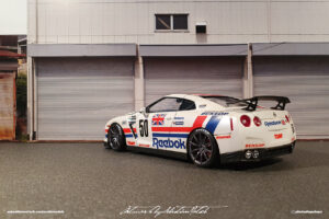 Aoshima Nissan GT-R35 Reebok Built by Sebastian Motsch