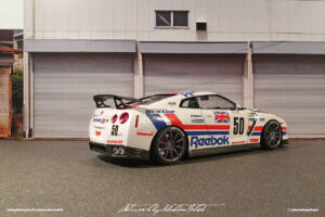 Aoshima Nissan GT-R35 Reebok Built by Sebastian Motsch