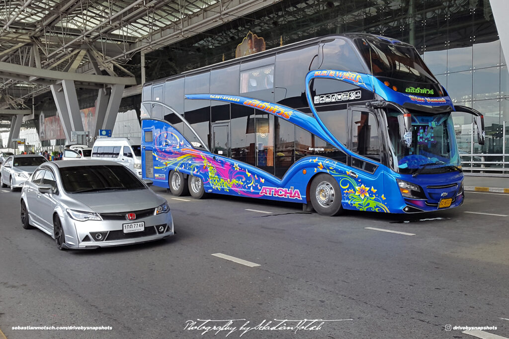 Honda Civic and Custom Coach at BKK Drive-by Snapshots by Sebastian Motsch