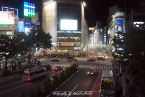 2017 Japan Tokyo Shibuya Crossing at Night | travel photography by Sebastian Motsch (2017)
