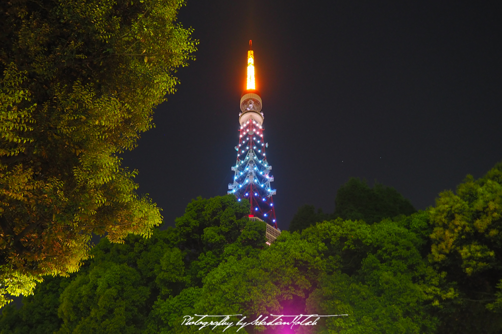 2017 Japan Tokyo Tower at Night | travel photography by Sebastian Motsch (2017)