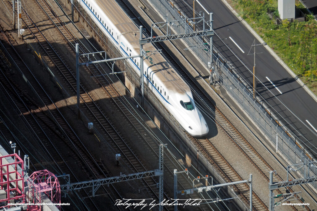 Shinkansen in Tokyo Japan Drive-by Snapshots by Sebastian Motsch