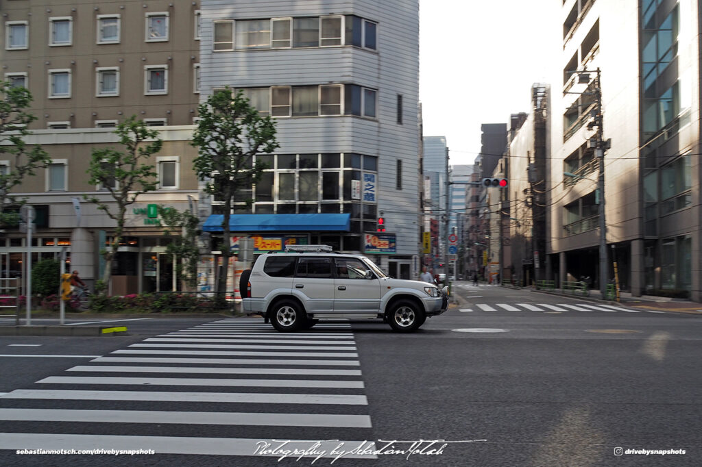 Toyota LandCruiser Prado near Sumida River Tokyo Japan Drive-by Snapshots by Sebastian Motsch