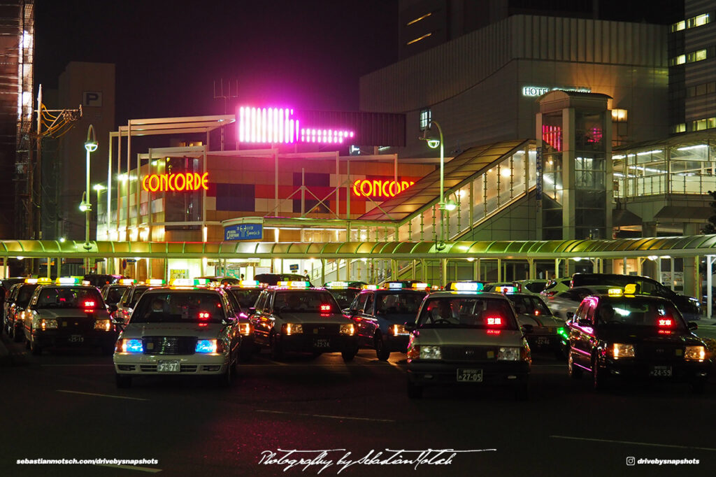 Toyota and Nissan Taxis at Shin-Shizuoka Station Drive-by Snapshots by Sebastian Motsch