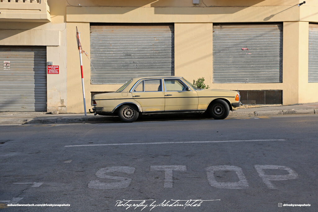 Mercedes-Benz W123 Malta Drive-by Snapshots by Sebastian Motsch