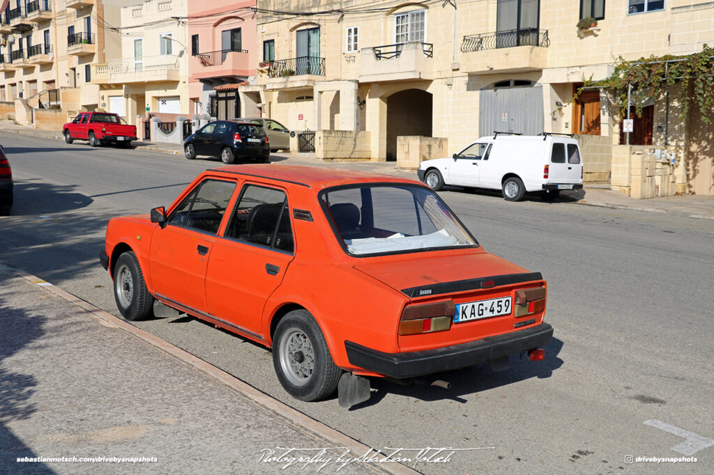 Skoda 120LS rear Malta Drive-by Snapshots by Sebastian Motsch