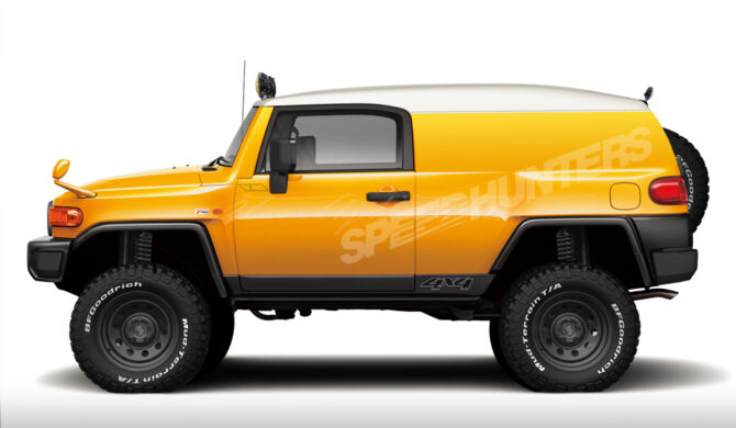 Toyota FJ Cruiser 4x4 Panel Van Conversion Speedhunters Photoshop by Sebastian Motsch
