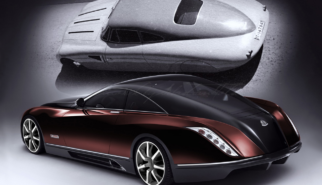 Maybach Exelero Concept Car | photoshop chop by Sebastian Motsch (2006)