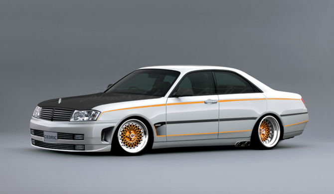 Nissan Cedric Y34 VIP | photoshop chop by Sebastian Motsch (2007)