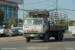 Kamaz Truck in Laos Vientiane Drive-by Snapshot by Sebastian Motsch