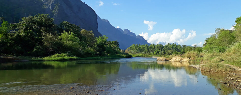 Laos Vang Vieng Nam Xong River Photo by Sebastian Motsch