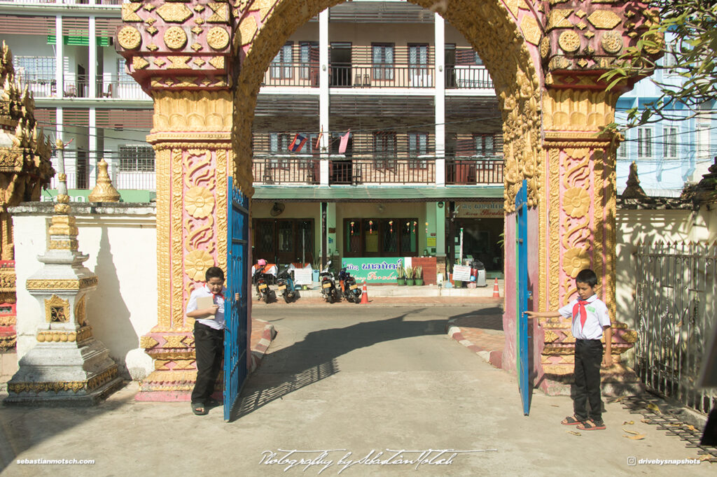 Laos Vientiane Wat Mixay Temple West Gate Travel Photography by Sebastian Motsch