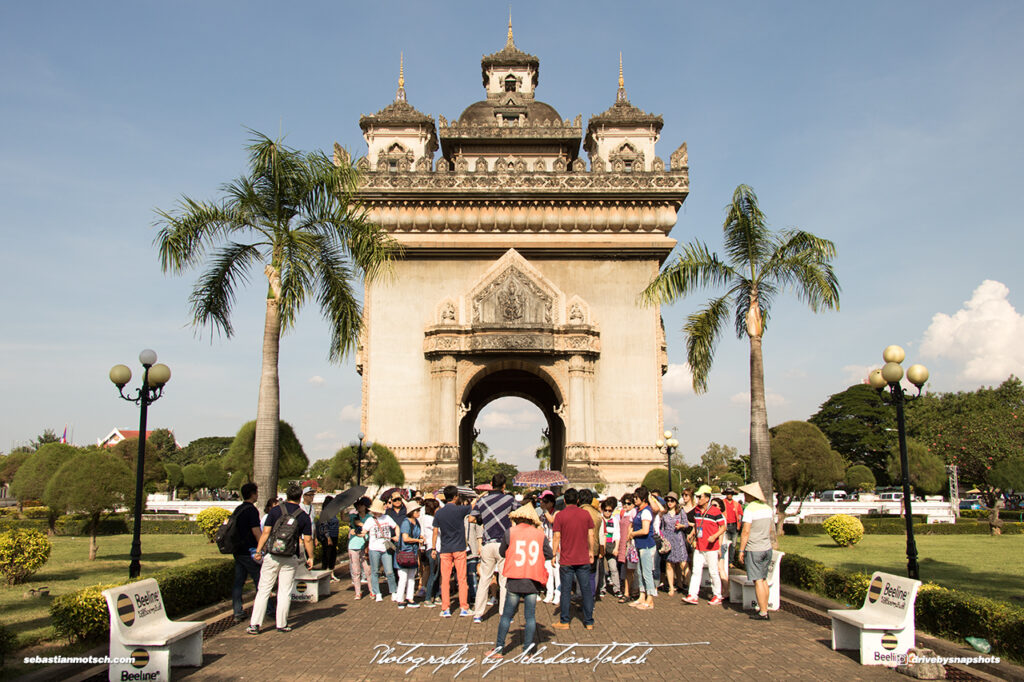 Laos Vientiane Patuxay Travel Photography by Sebastian Motsch