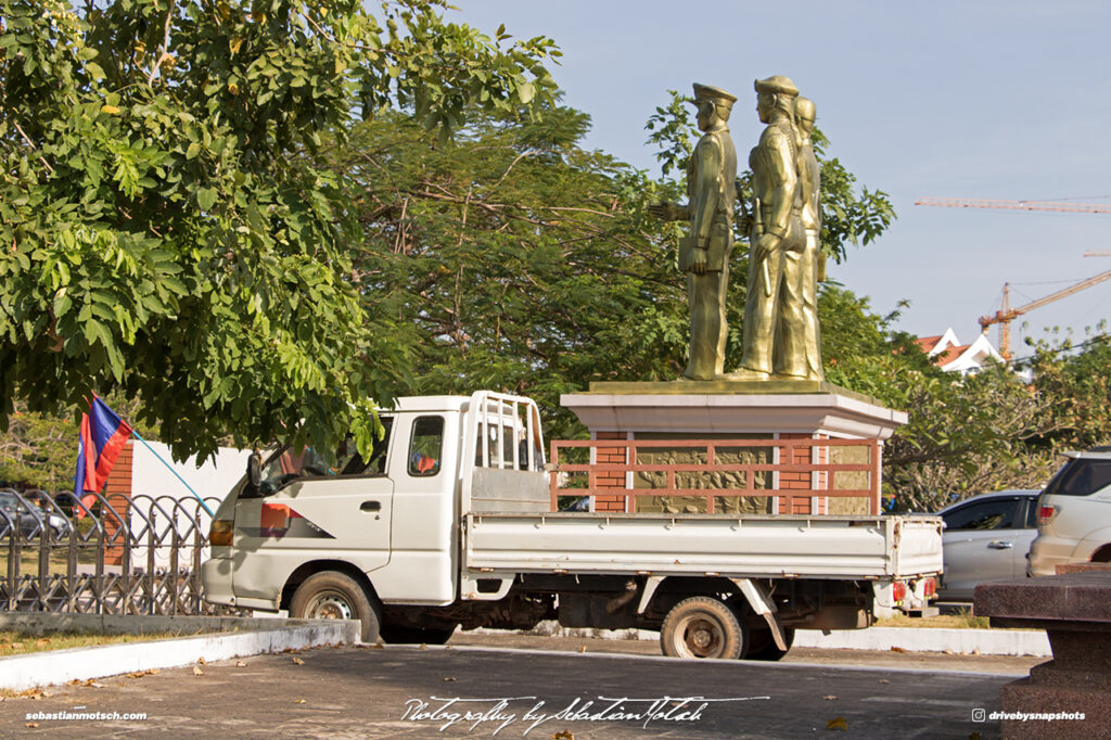 Laos Vientiane People Security Museum Statue Travel Photography by Sebastian Motsch