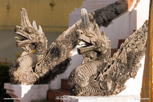 Laos Vientiane Pha Tat Luang Dragons Travel Photography by Sebastian Motsch