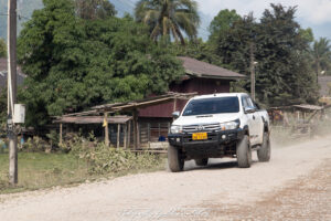 Lifted Toyota Hilux 4x4 Extended Cab Laos Drive-by Snapshot by Sebastian Motsch