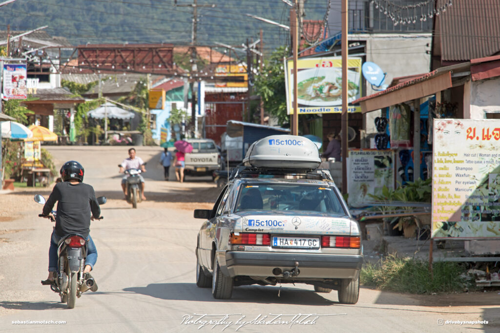 Mercedes-Benz W201 5c100c Laos Vang Vieng Drive-by Snapshots by Sebastian Motsch