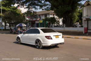 Mercedes-Benz W204 C63 AMG 2 in Laos Vientiane Drive-by Snapshot by Sebastian Motsch