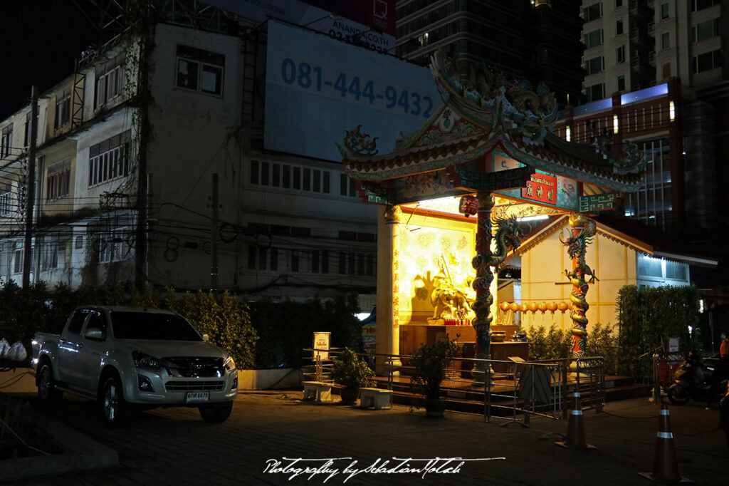 Neon Night Market Bangkok Photography by Sebastian