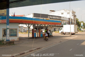 Petrol Station in Laos Vientiane Drive-by Snapshots by Sebastian Motsch