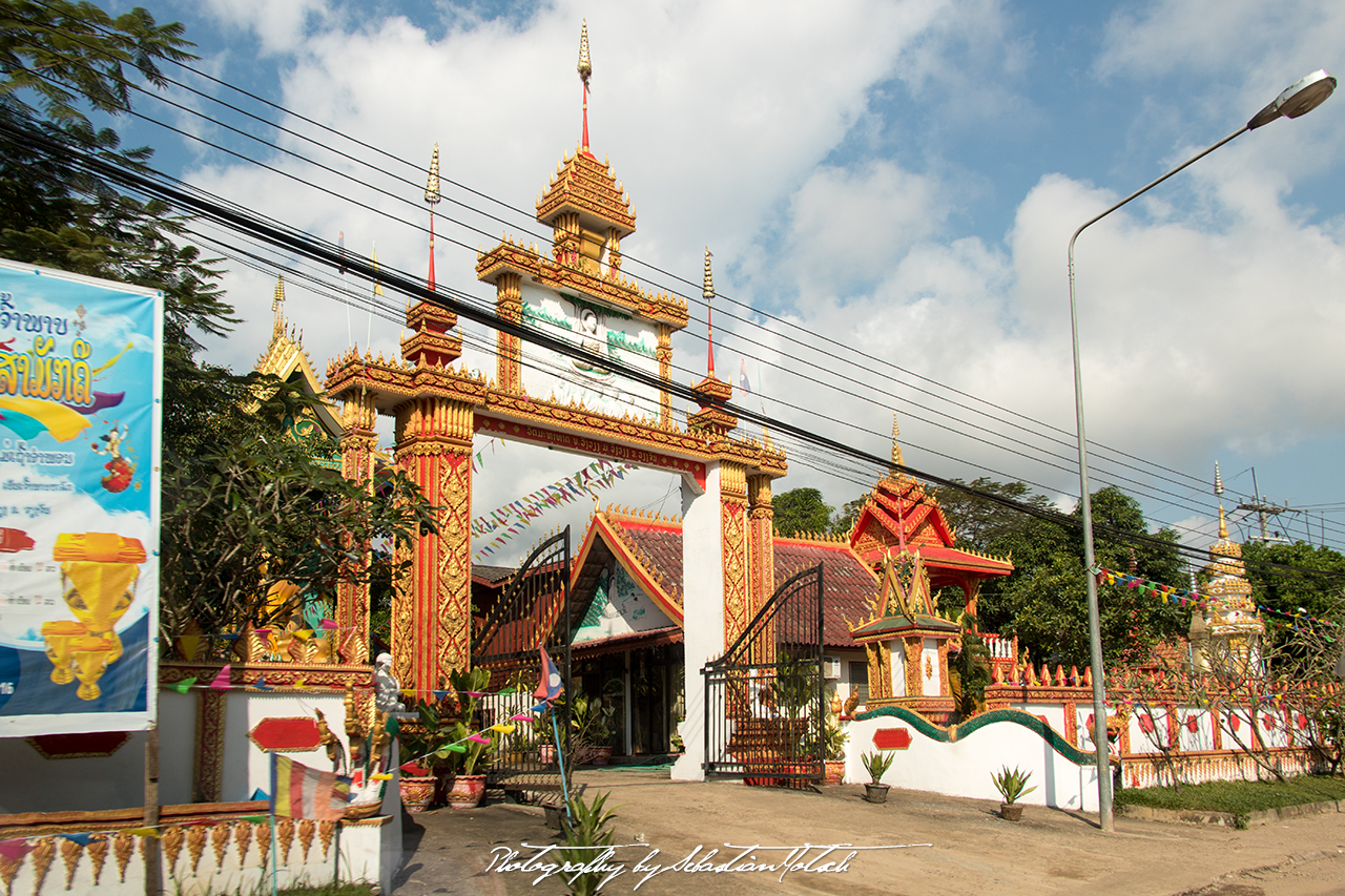 Temple Entrance Gate Luang Prabang Laos Photo by Sebastian Motsch