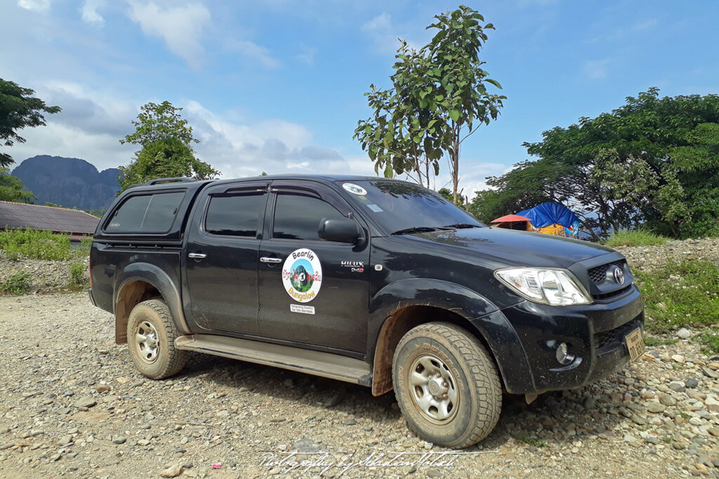 Toyota Hilux 4x4 Laos Vang Vieng Drive-by Snapshot by Sebastian Motsch