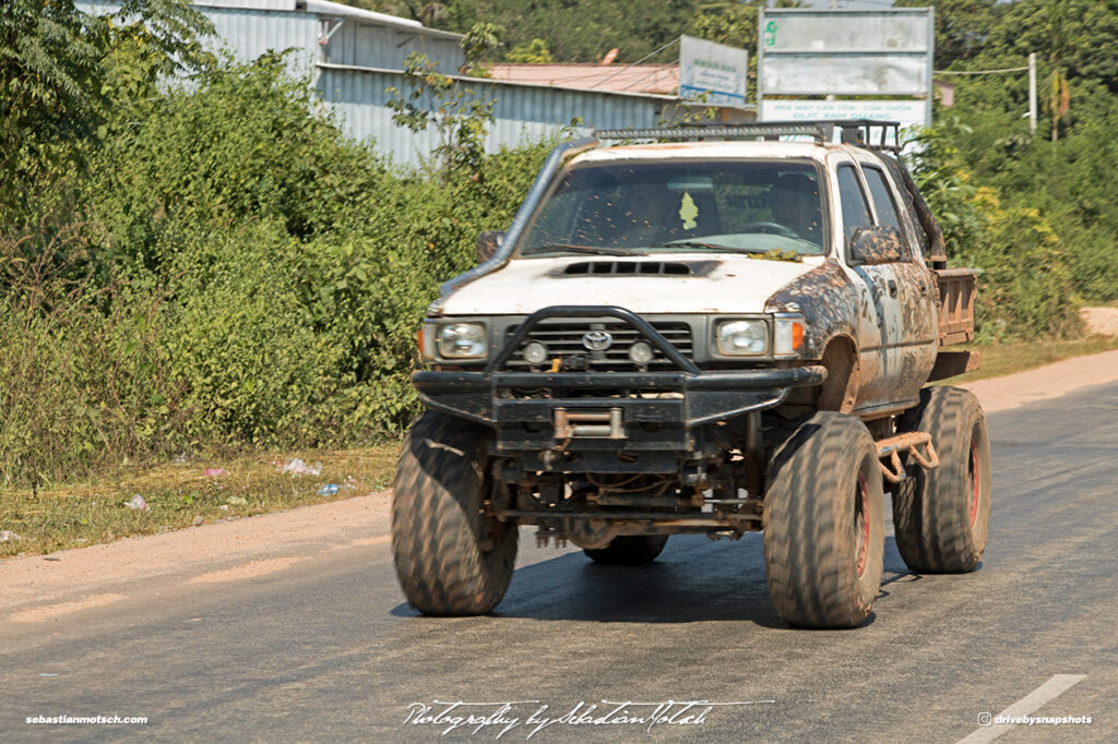 Toyota Hilux Double Cab Lifted 4x4 Rock Crawler Laos Drive-by Snapshots by Sebastian Motsch