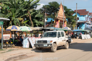 Toyota LandCruiser 70-Series Crew-Cab Luang Prabang Laos Drive-by Snapshot by Sebastian Motsch