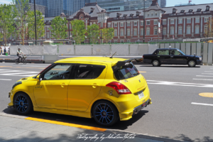 2017 Japan Tokyo Central Station Car Bicycle and Taxi | travel photography by Sebastian Motsch (2017)